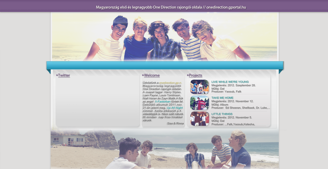 • { ONE DIRECTION } HUNGARIAN FANSITE || onedirection.gp _________ version.#15•